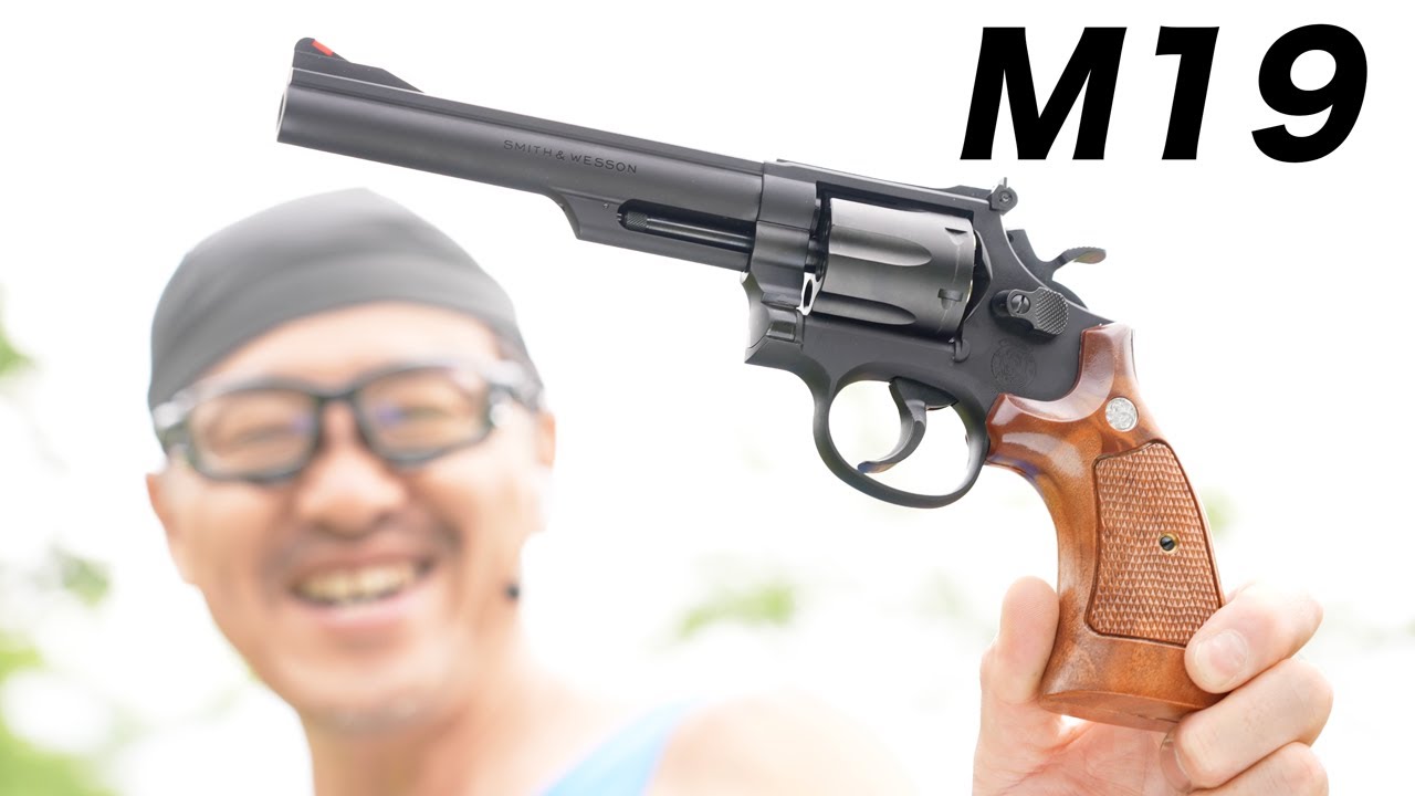 タナカ S&W M19 ガスガン 6インチ リボルバー エアガンレビュー 2023年