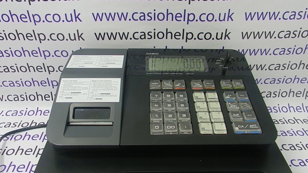 How To Do A Periodic Report On The Casio SE-G1 / SE-S700 / SM-T273