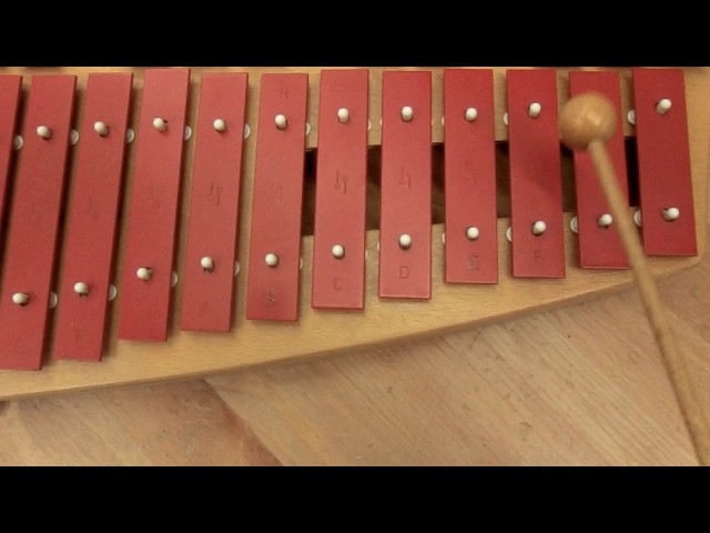 SONOR NG31 グロッケンシュピール 23音 【新宿店】 - YouTube