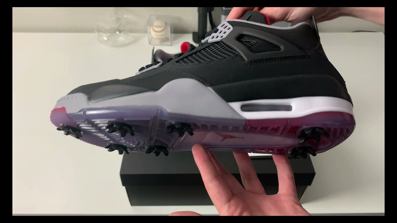 Air Jordan 4 Golf Bred Review! - YouTube