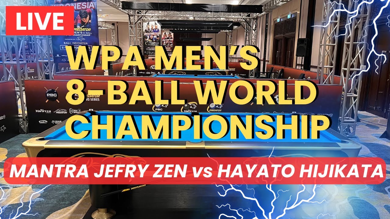 JEFRY ZEN MANTRA vs HAYATO HIJIKATA〜World 8-Ball Championship2025