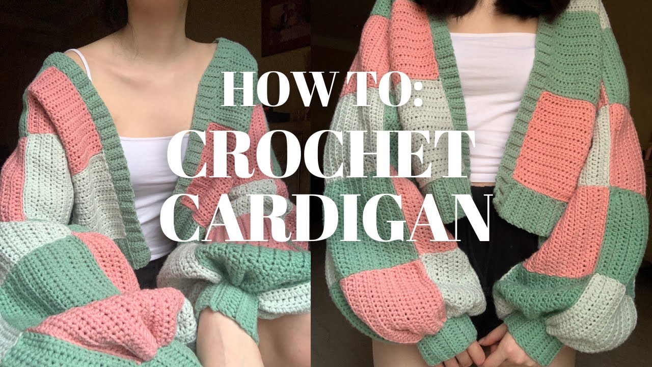 CROCHET PATCHWORK CARDIGAN | Harry Styles cardigan inspired - YouTube