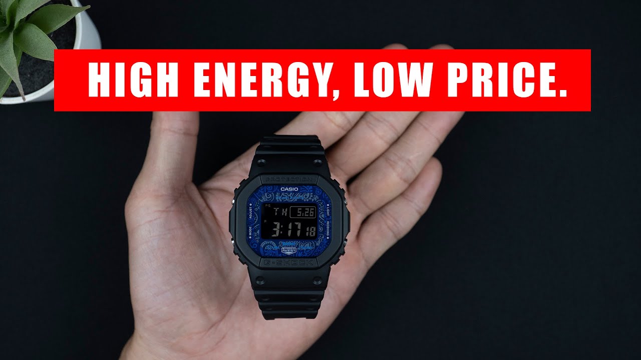 CASIO G-SHOCK GW-B5600BP-1 | High Energy with paisley theme - YouTube