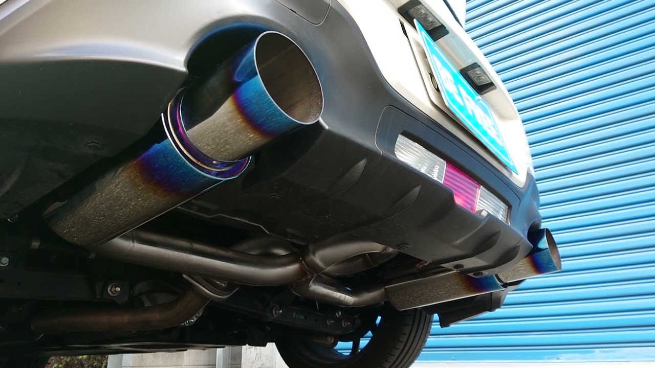 GR86 ZN8 BRZ ZD8 オールステンマフラー 砲弾 チタン発色 BE FREE 排気