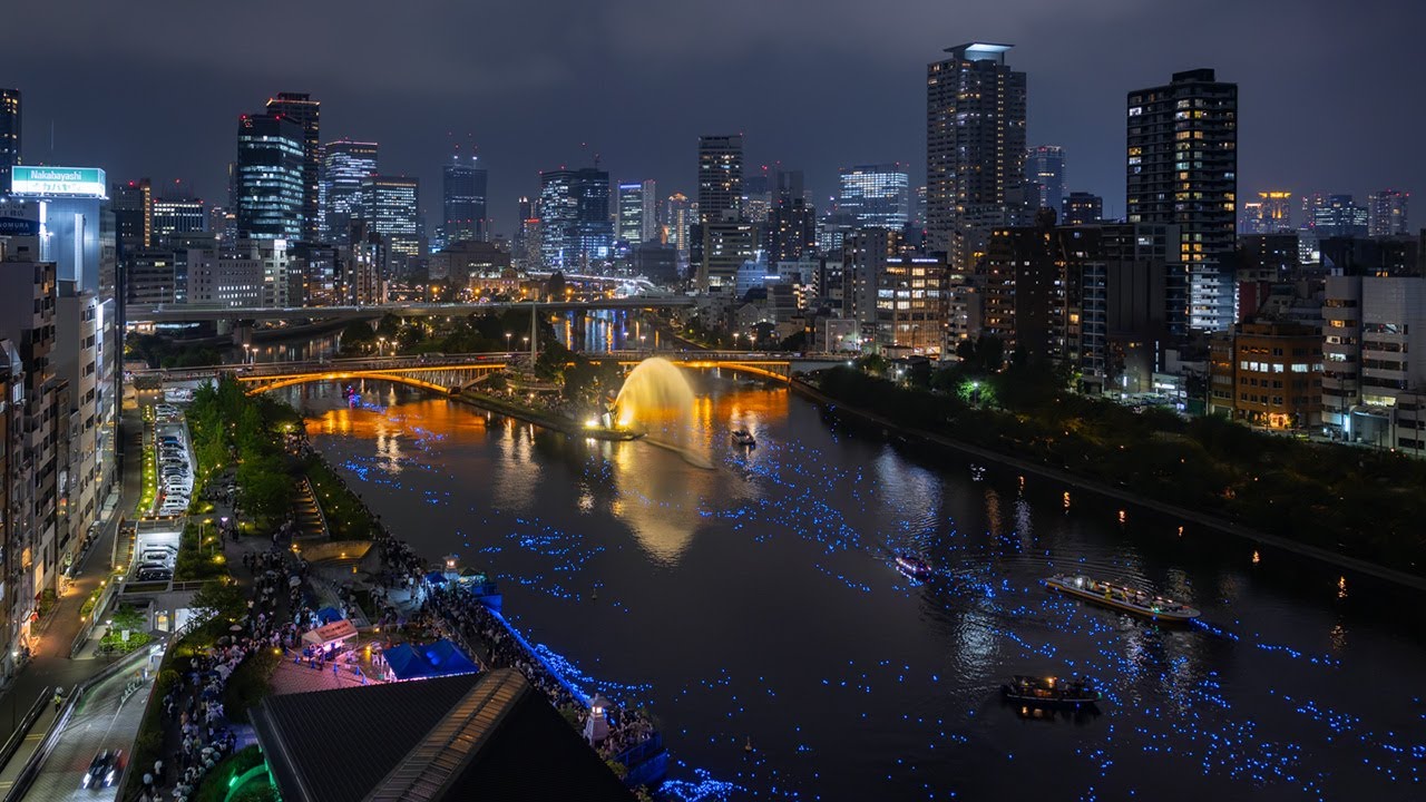 4K] 令和OSAKA天の川伝説 2023 水都大阪の七夕 Reiwa Osaka Legend of