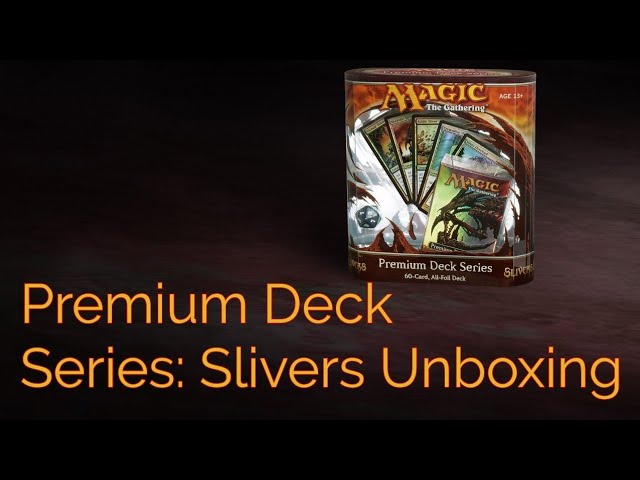 Opening a SEALED Slivers Premium Deck! - YouTube