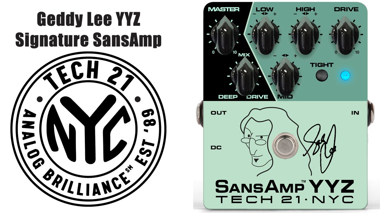 Tech 21 Launches Geddy Lee YYZ SansAmp Pedal - Premier Guitar
