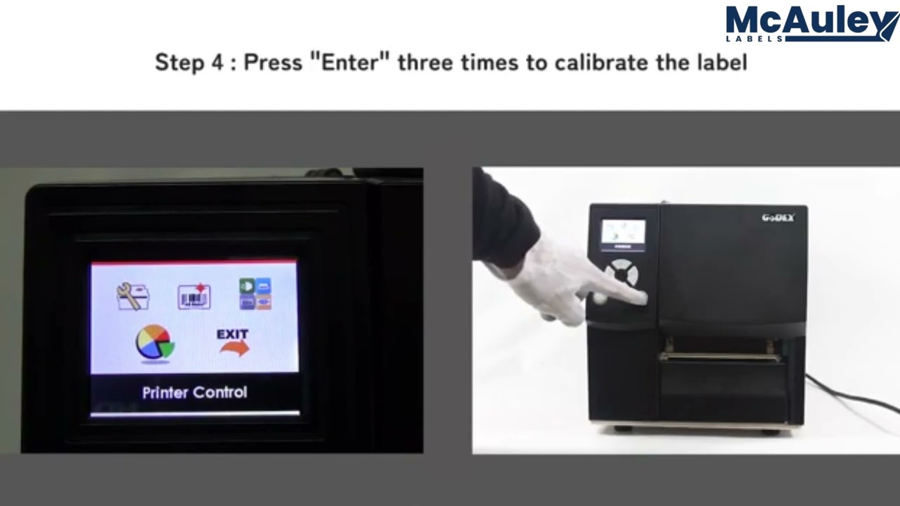 GoDEX ZX420i Industrial Printer – Label Calibration & Self‑Test