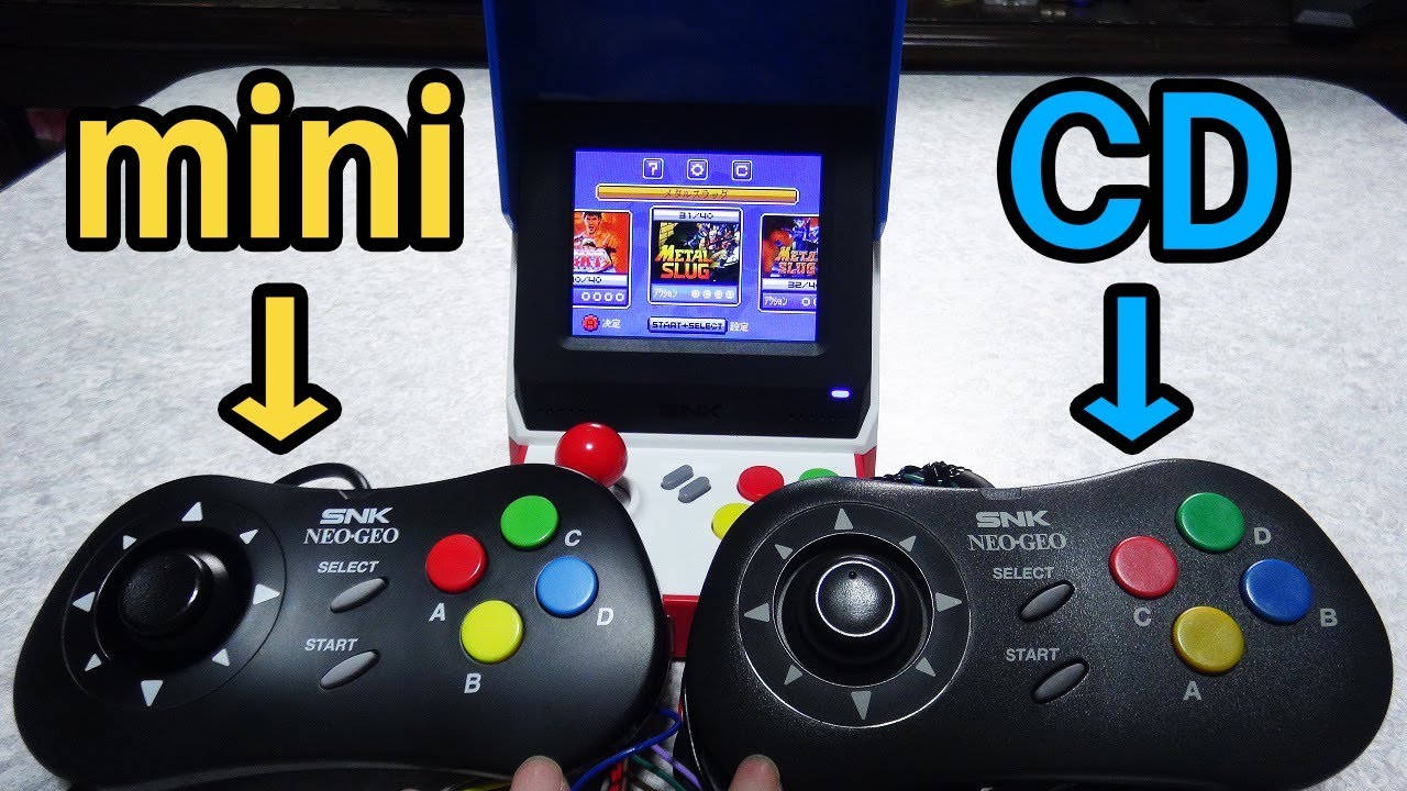 NEOGEO mini】ネオジオCDパッドVSネオジオminiパッド（配線方法も紹介