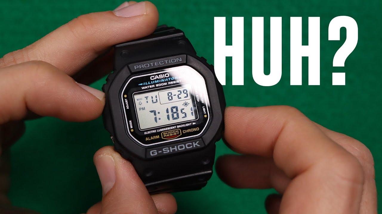 How To Use Your G-Shock 5600 - Module 3229 Tutorial - YouTube