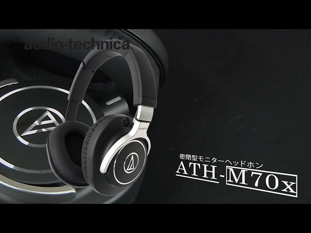 AUDIO TECHNICA / モニターヘッドホン ATH-M70x - YouTube