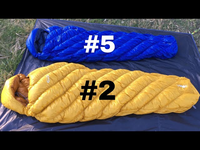 Montbell Down Hugger 800 Ultralight Sleeping Bags with super