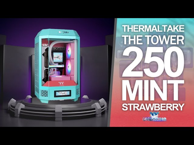 Thermaltake The Tower 250 Mint Strawberry | TT Unboxing - YouTube