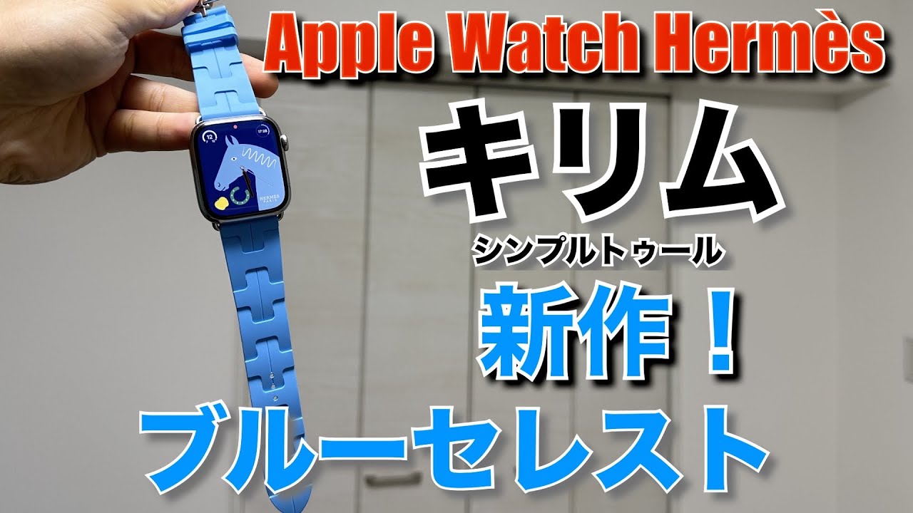 Apple Watchエルメス新作「キリム（ブルーセレスト）」購入！30代男性