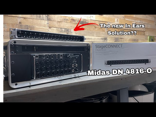 My DN4816-O Setup with my Behringer XR18 - Midas' Comeback - YouTube