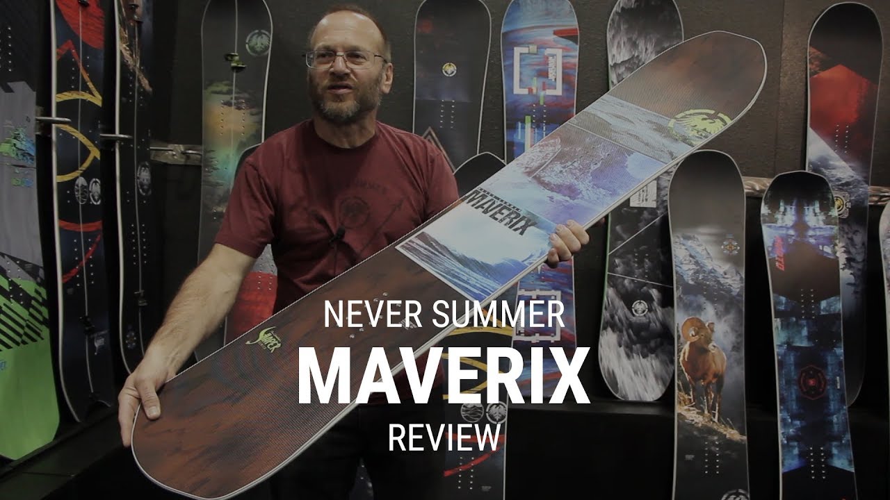 Never Summer Maverix 2019 Snowboard Review - Tactics - YouTube