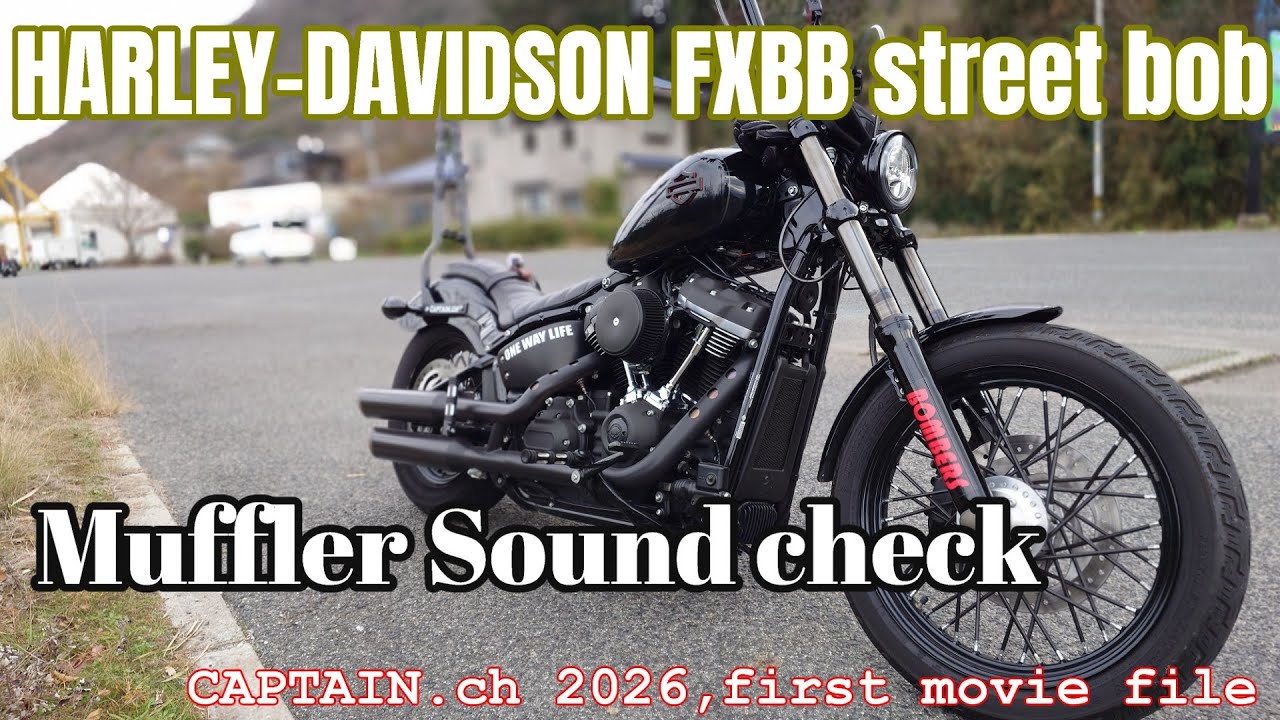 マフラー音】ハーレー M8 エキゾーストサウンド～モーターステージ