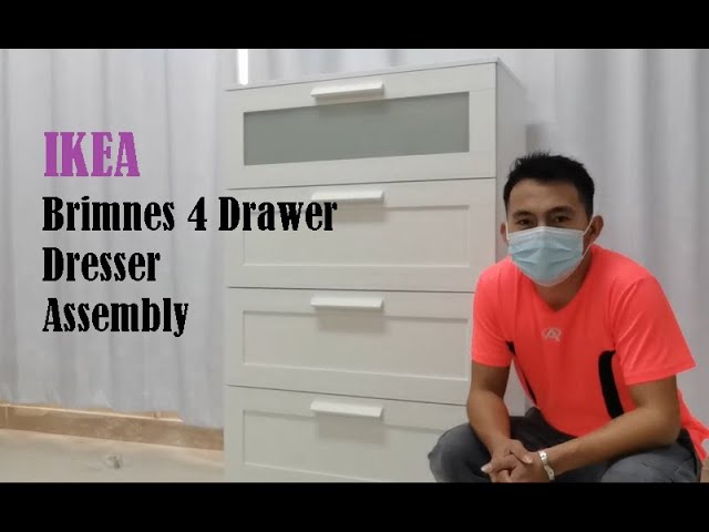 IKEA Brimnes 4 Drawer Dresser - YouTube