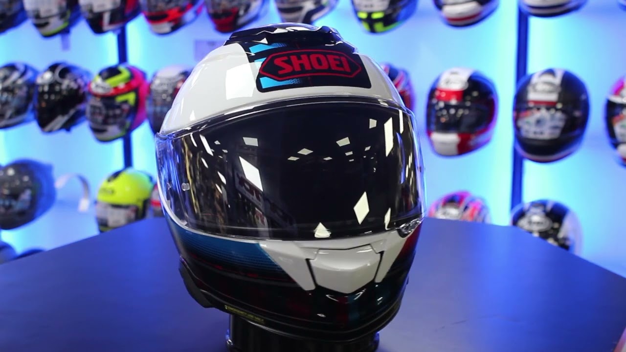 Shoei GT Air 2 Tesseract TC10 Motorcycle Helmet - YouTube