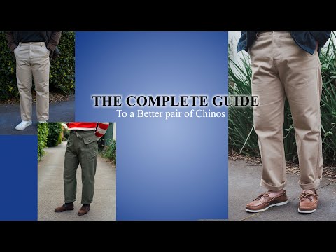 Mens Chinos: From Military Wear to Fashion Staple - YouTube