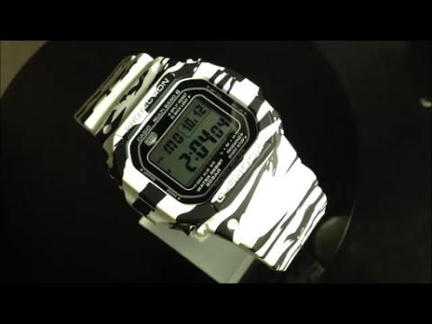 CASIO G-SHOCK カシオ腕時計ソーラー電波 タイガーカモ GW-M5610BW-7JF