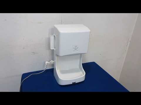 三菱電機 ハンドドライヤー ジェットタオルミニ JT-MC107E-W - YouTube