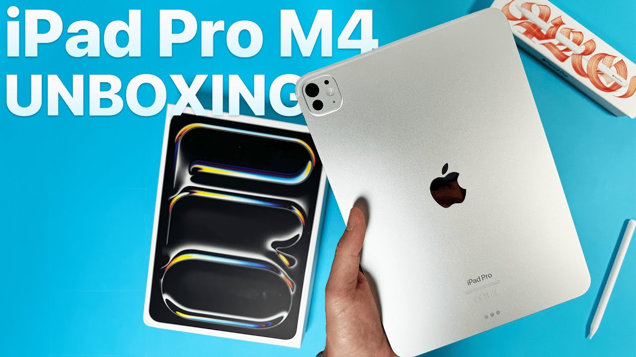 2024 iPad Pro M4 - Unboxing, First Impressions - YouTube