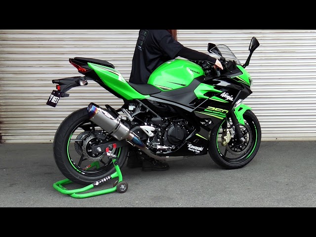 18'Ninja250 NASSERT Evolution TypeⅡフルエキゾースト - YouTube