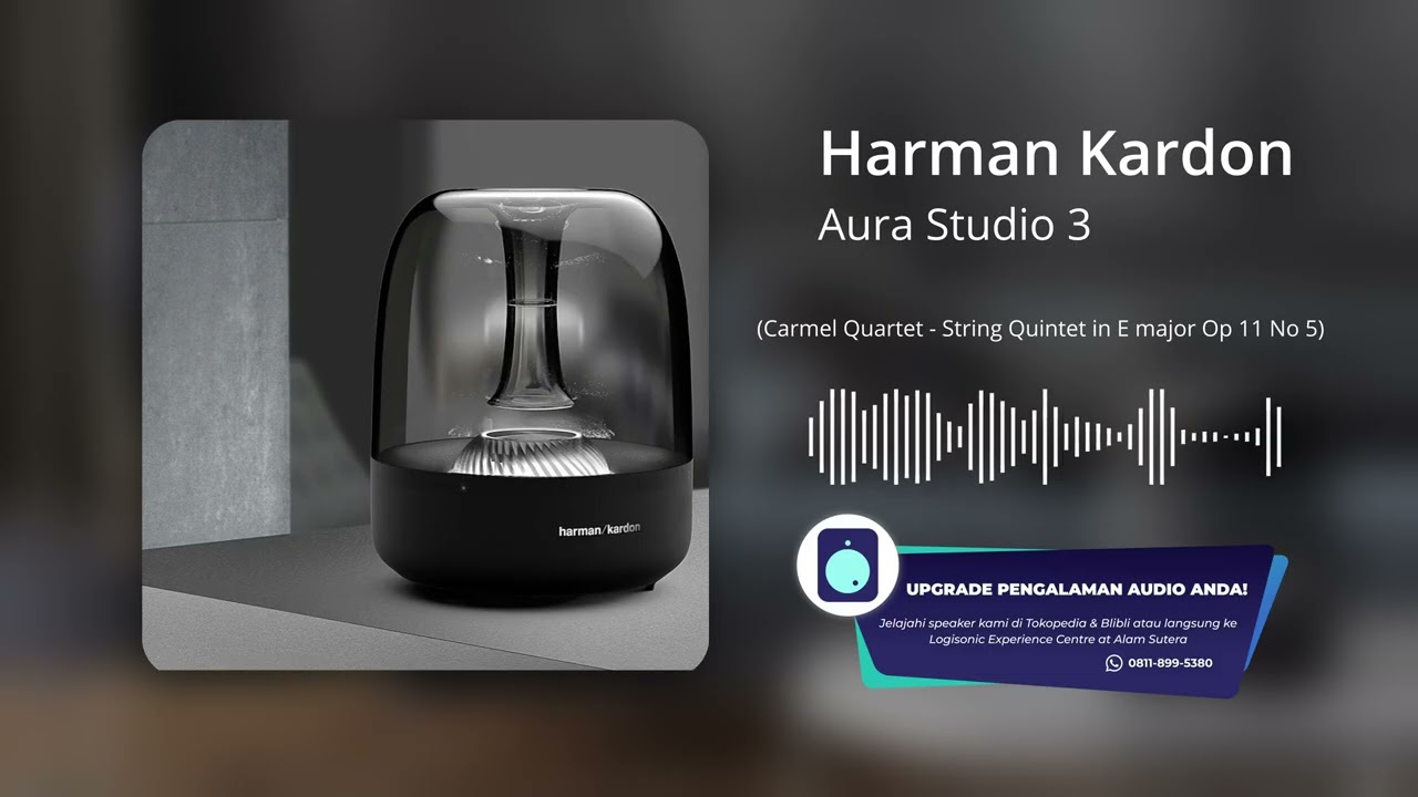 Harman Kardon Aura Studio 3 (Full Version Soundcheck) - YouTube