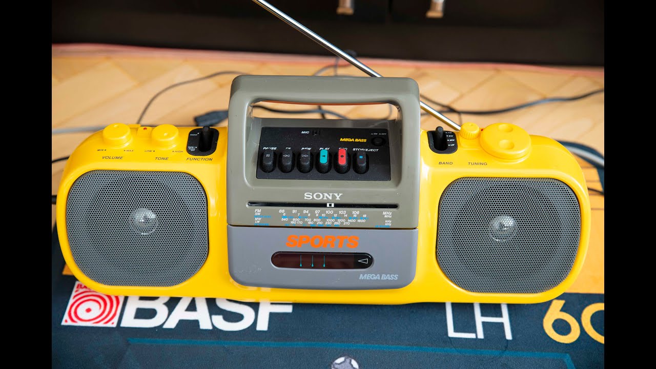 Sony Sports CFS-905 ( Stereo Boombox ) - YouTube