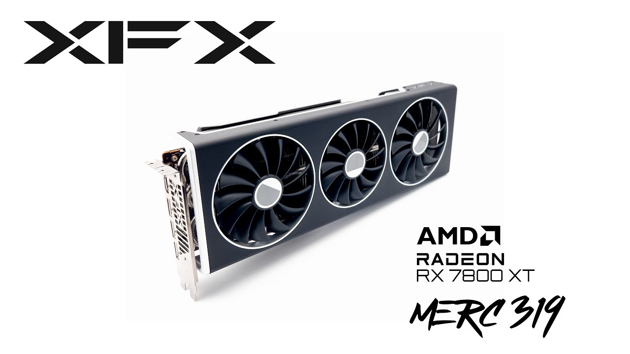 XFX Speedster MERC 319 Radeon™ RX 7800 XT BLACK Edition