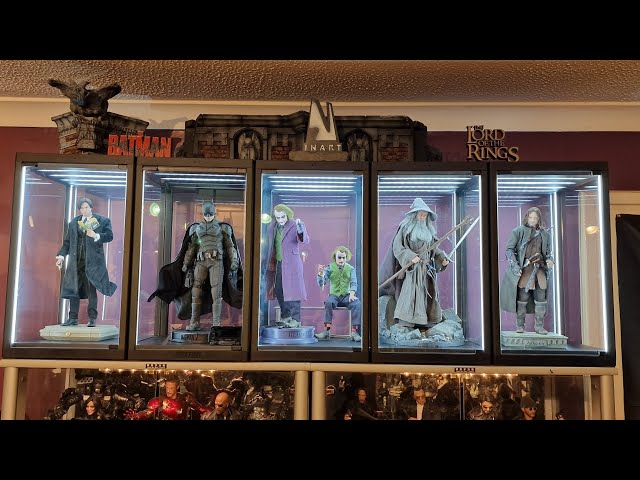 Inart figures displayed in 1/6 Apextime display case's - YouTube