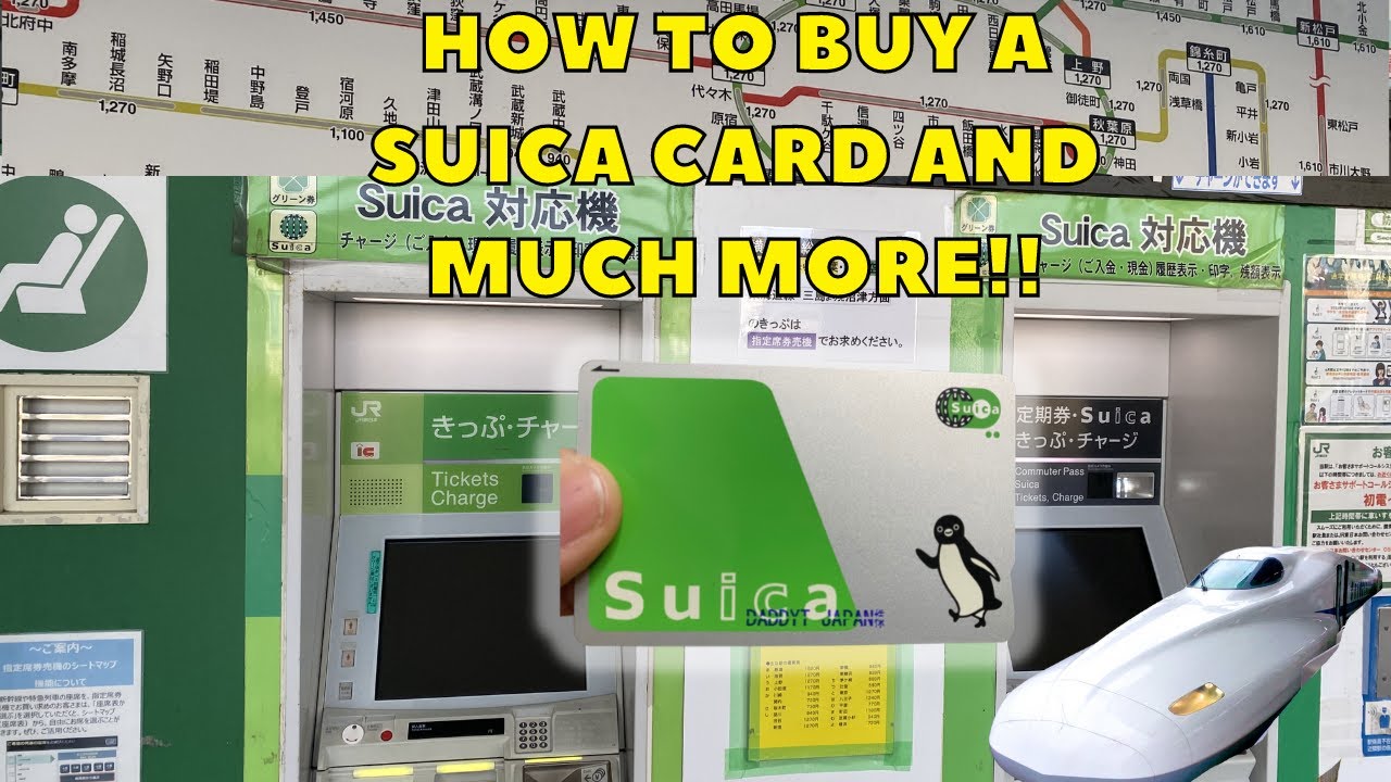 This is how and where to buy a SUICA in Japan - YouTube