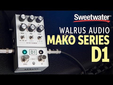 Walrus Audio Mako Series D1 High Fidelity Delay Pedal Demo - YouTube