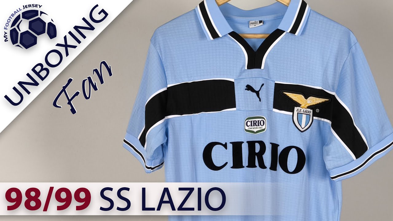 SS Lazio Home Retro Jersey 98/99 Mancini (YYJersey) Fan Version