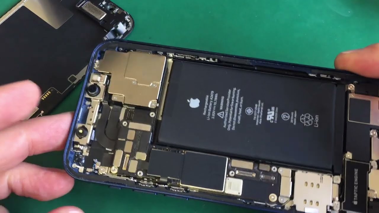 分解歴のあるiPhone12の画面取り外し - YouTube