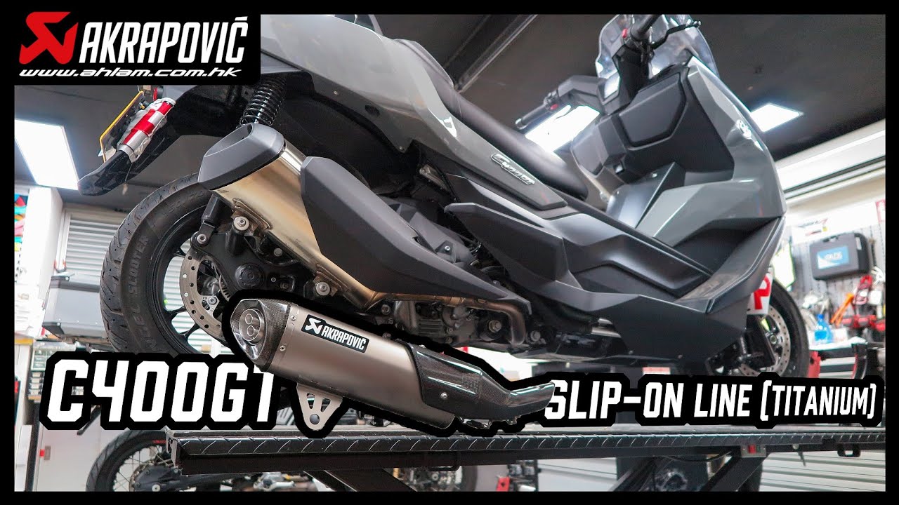 Akrapovic C400GT slip-on by www.ahlam.com.hk - YouTube
