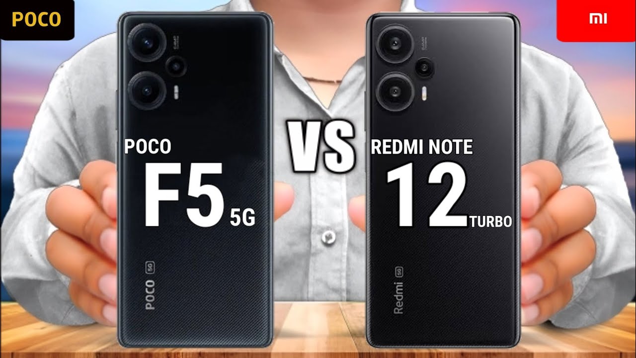 Poco F5 Vs Redmi Note 12 Turbo #Trakontech - YouTube