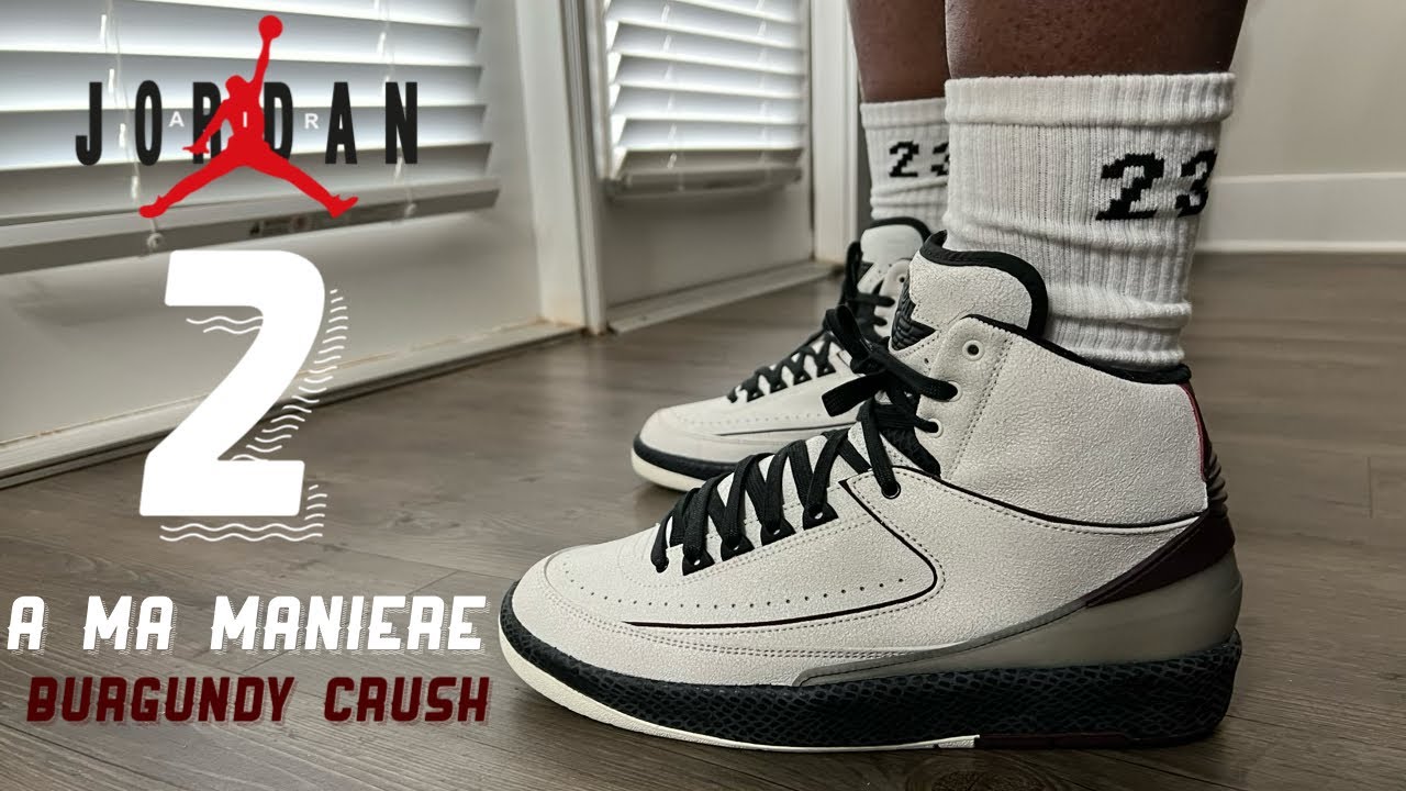 A MA MANIERE JORDAN 2! THESE ARE AMAZING QUALITY! LIMITED 🔥 - YouTube