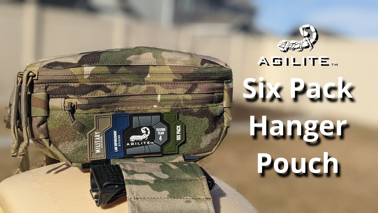 Agilite Six Pack Hanger Pouch - Tactical Fanny Packs Rejoice
