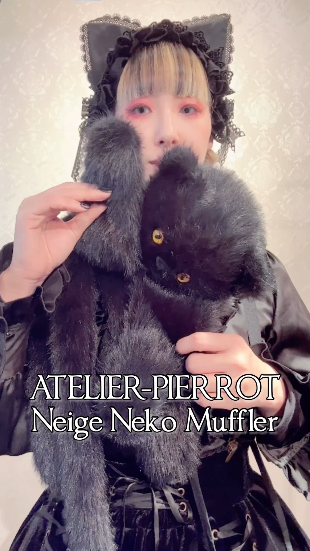 ATELIER-PIERROT】Neige Neko Muffler 猫マフラー #ゴスロリ #ロリィタ