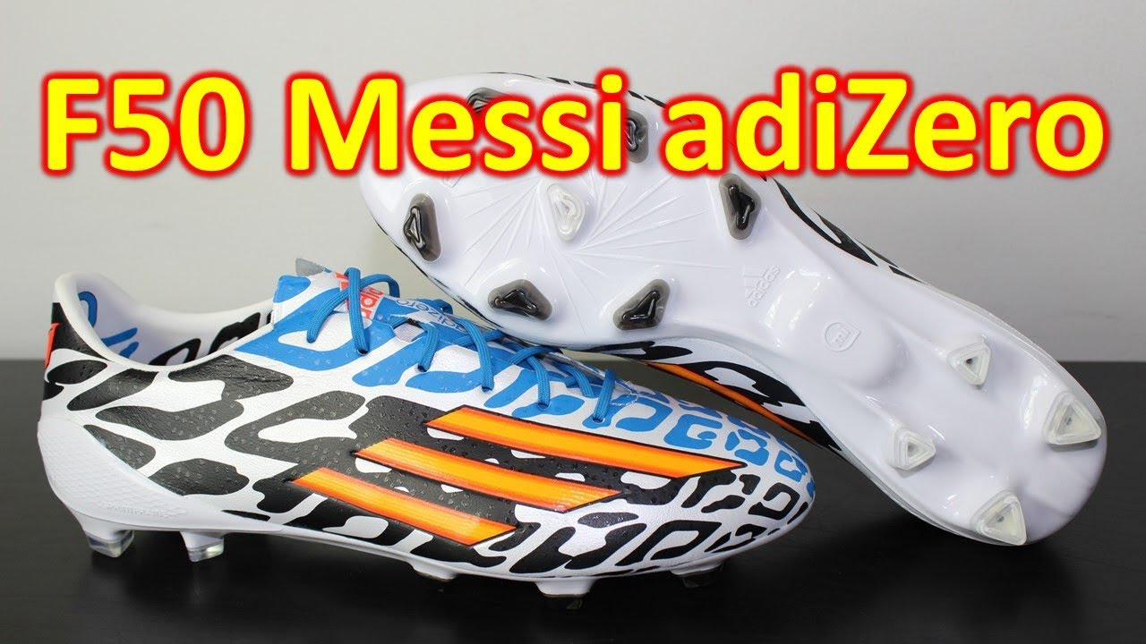 Messi Adidas F50 adiZero Battle Pack - Unboxing + On Feet - YouTube