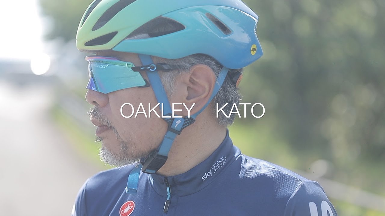 オークリー KATO 装着例 鼻の低い人が装着するとこんな感じ OAKLEY