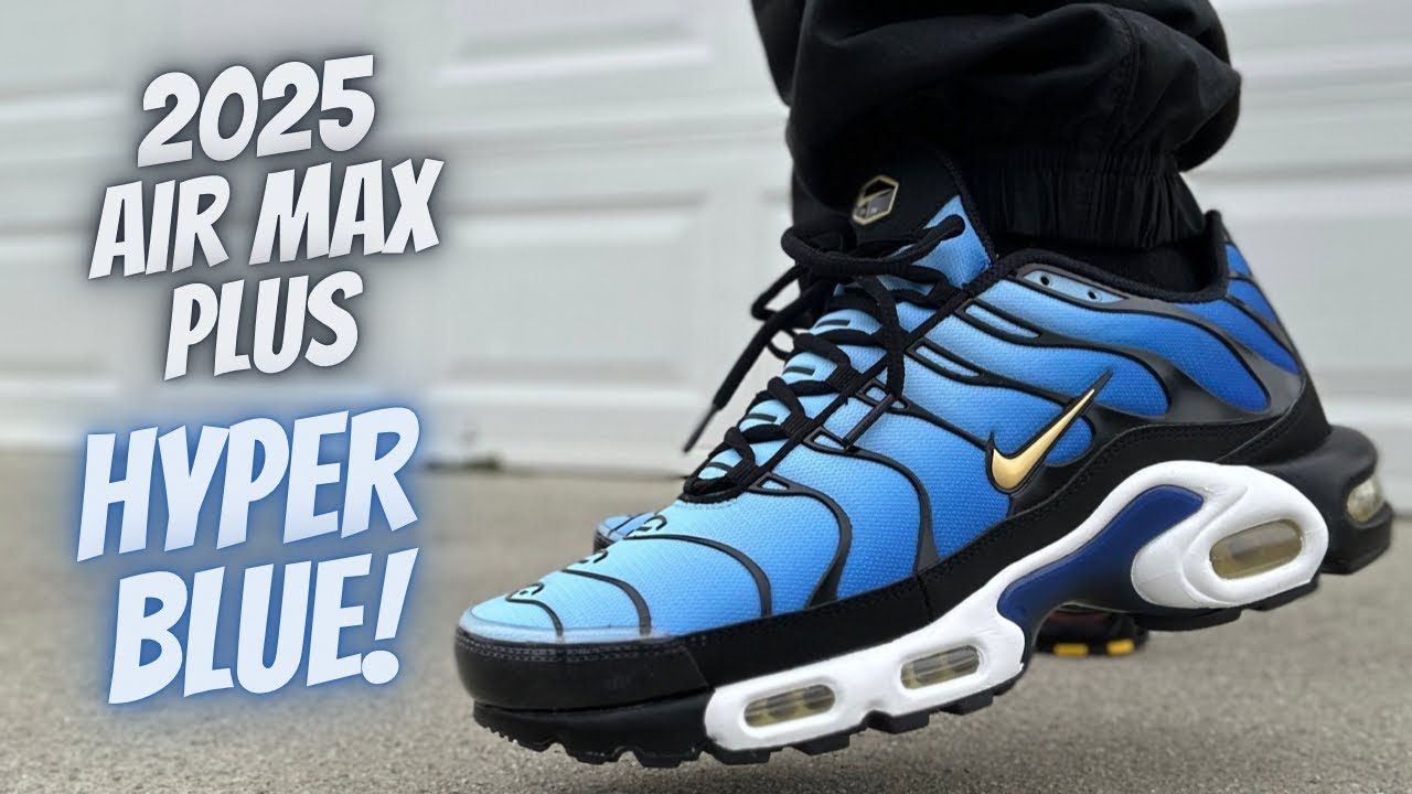 Air Max Plus OG “ Hyper Blue” 2025 Review & On Feet! - YouTube