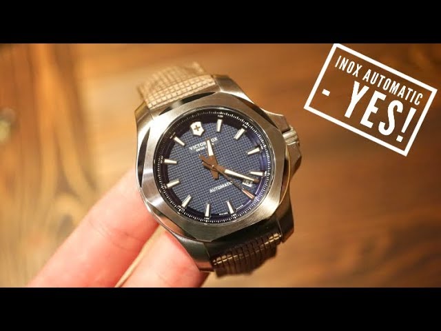 VICTORINOX I.N.O.X. Automatic Watch Review - New for 2018! 241834