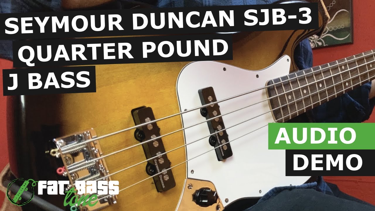 Seymour Duncan SJB-3 Quarter Pound Jazz Bass® Pickup Set Demo