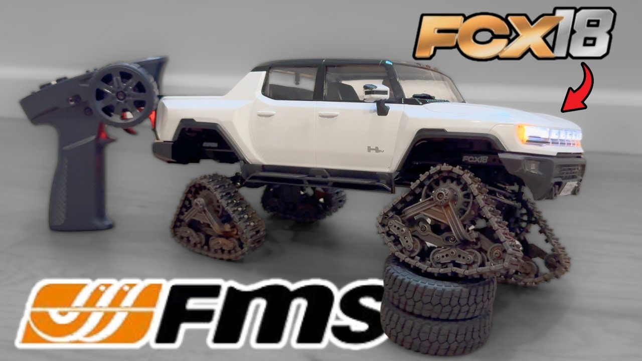 FMS 1/18 FCX18 Hummer EV - The NEWEST is AWESOME! - YouTube