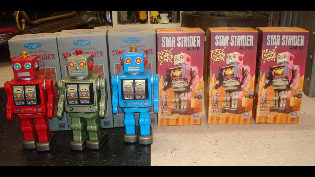 Japan's 1980's Star Strider . All 3 colors and 2 box art designs