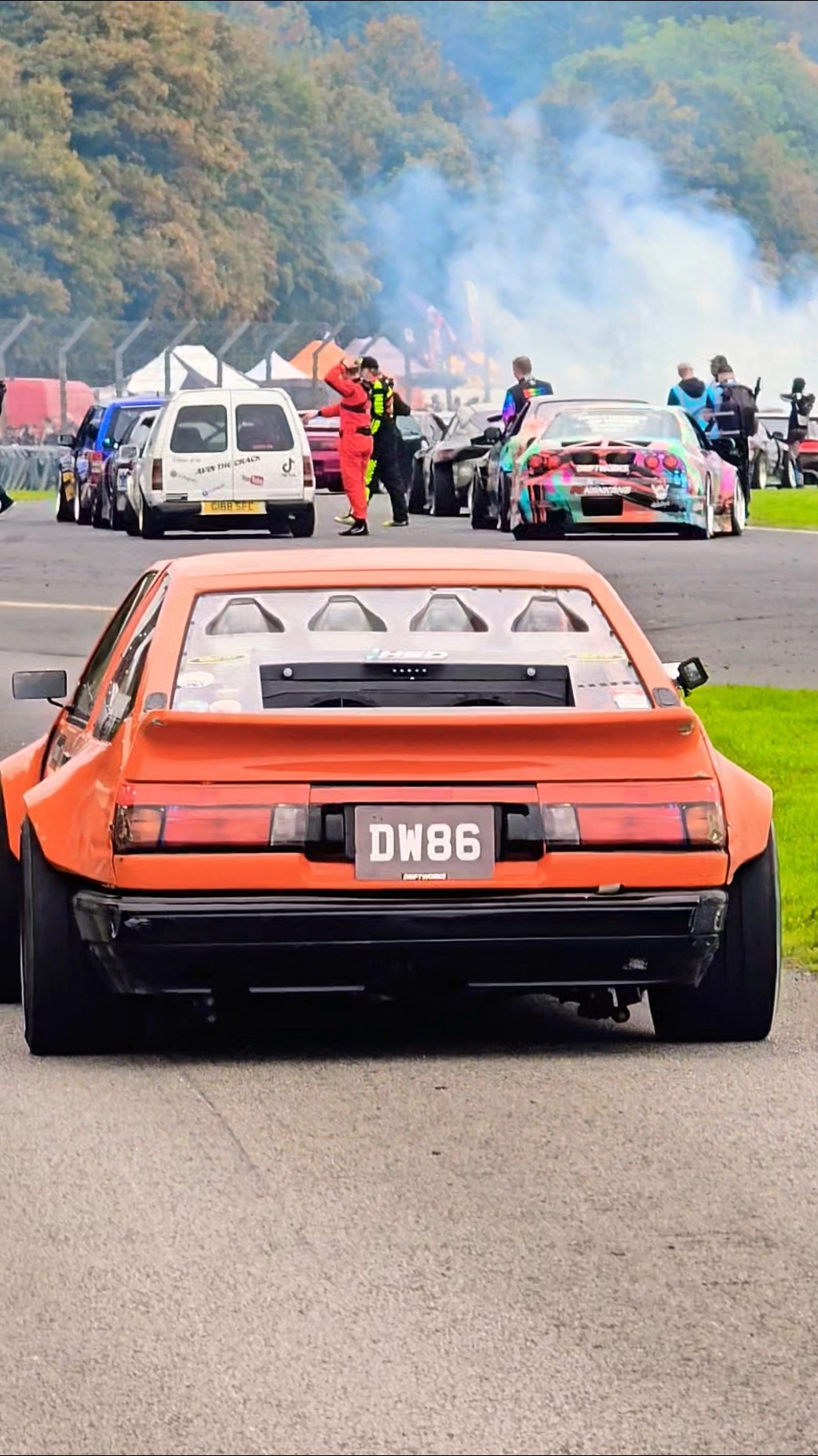 Driftworks DW86 AE86 Tureno LSX V8 Rolling Past Revving Sound