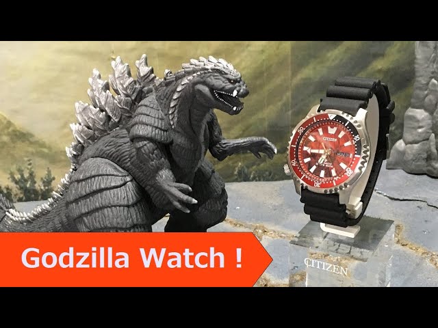 Godzilla S.P CITIZEN Watch NY0080-21Z ゴジラS.Pコラボ腕時計